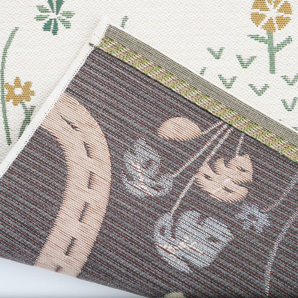 Krémszínű gyerek játszószőnyeg 123x180 cm Garden Life – Nattiot-image-4