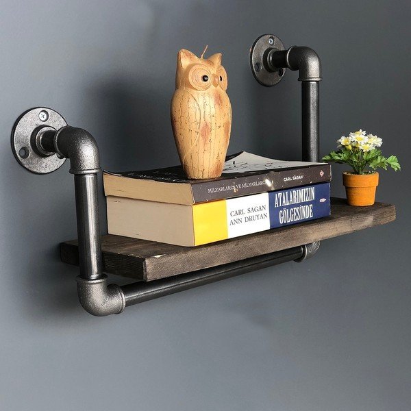 Boruraf Angela fali polc fémcsőből-image-2