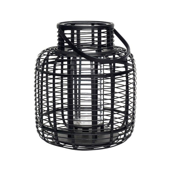 Bamboo 2 db fekete bambusz lámpás - Hübsch-image-3