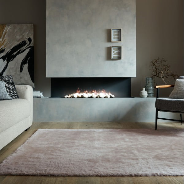 Barna szintetikus szőrme szőnyeg 80x150 cm Alpine Faux Fur – Flair Rugs-image-1