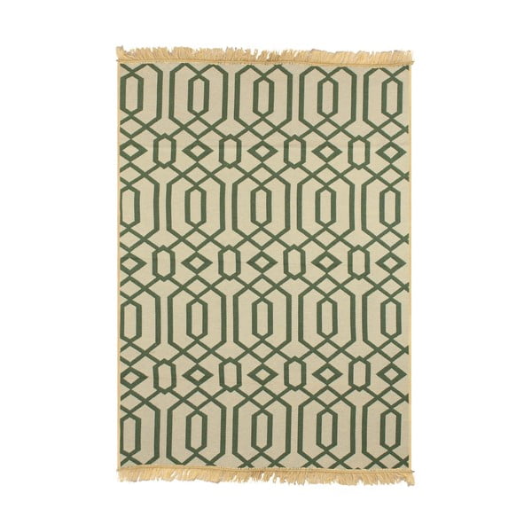 Ya Rugs Kenar zöld szőnyeg, 60 x 90 cm