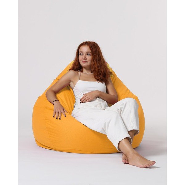 Sárga kerti ülőzsák Premium XXL – Floriane Garden-image-3