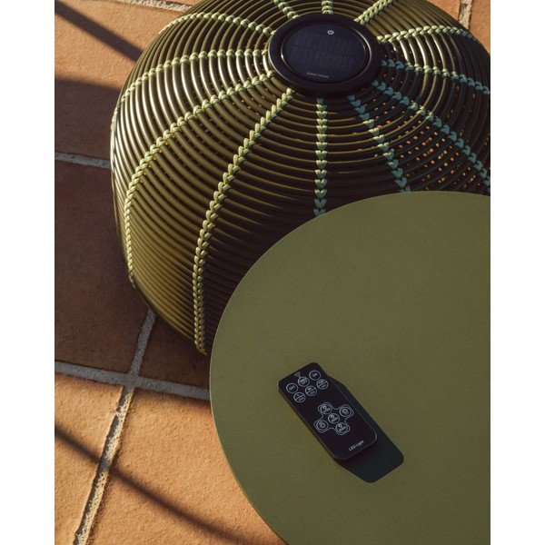 Napelemes-USB LED asztali-hordozható kültéri lámpa ø 50 cm Garoina – Kave Home-image-4