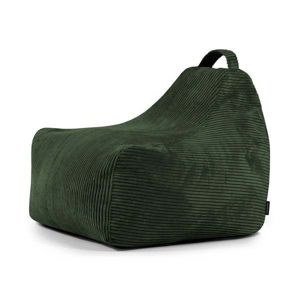 Zöld kordbársony gyerek babzsákfotel Game Amuse – SLOWDOWN