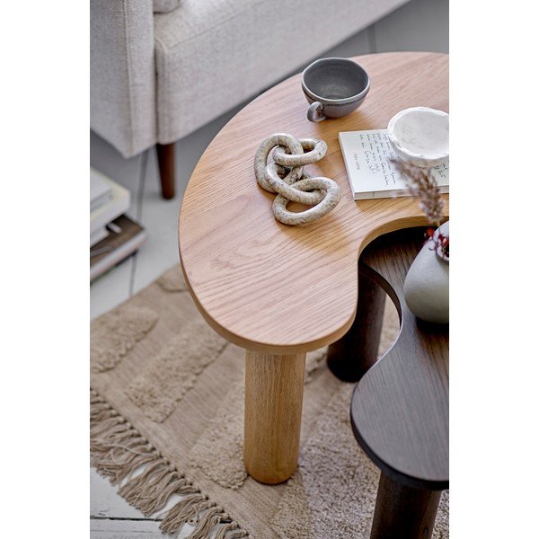 Natúr színű kaucsukfa dohányzóasztal 44x65 cm Luppa – Bloomingville-image-1