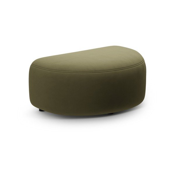 Zöld bársony lábtartó Kate – Micadoni 