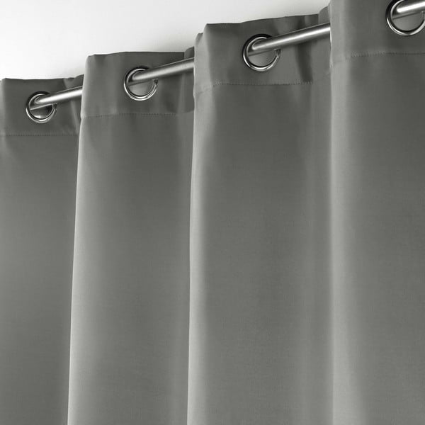 Szürke mikroszálas termo függöny 135x260 cm Micropolar – douceur d'intérieur-image-1
