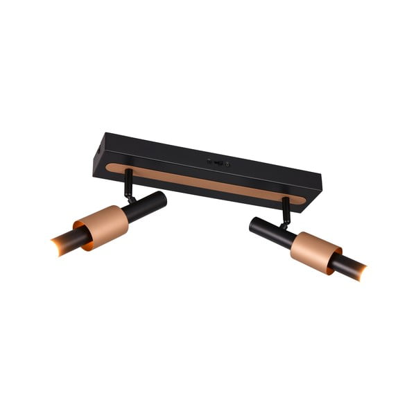 Fekete-bronzszínű LED spotlámpa 20,5x42 cm Ikaris – Trio Select-image-1