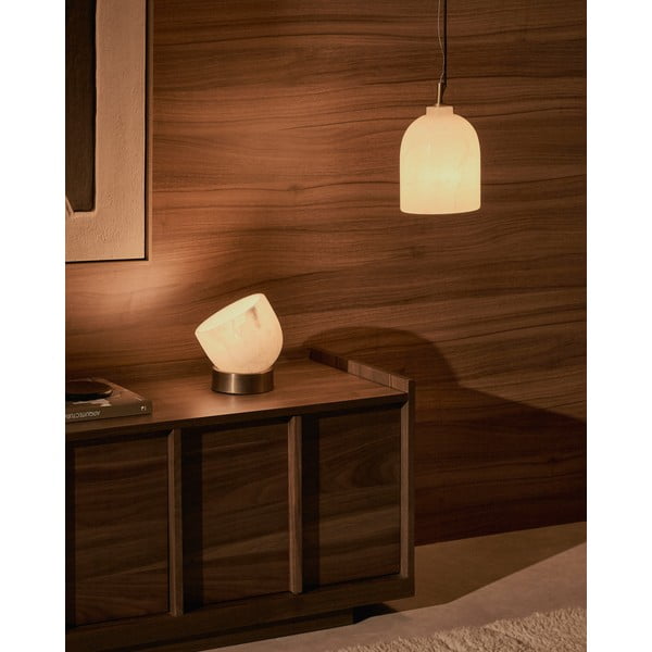 Elefántcsont színű függőlámpa ø 15 cm Shenli – Kave Home-image-2