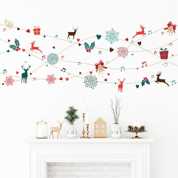 Tinsel Design karácsonyi falmatrica - Ambiance