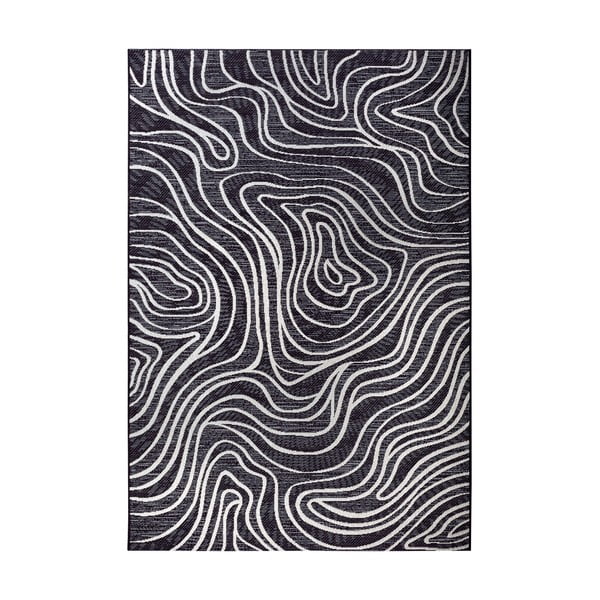 Antracitszürke kültéri szőnyeg 130x190 cm – Elle Decoration