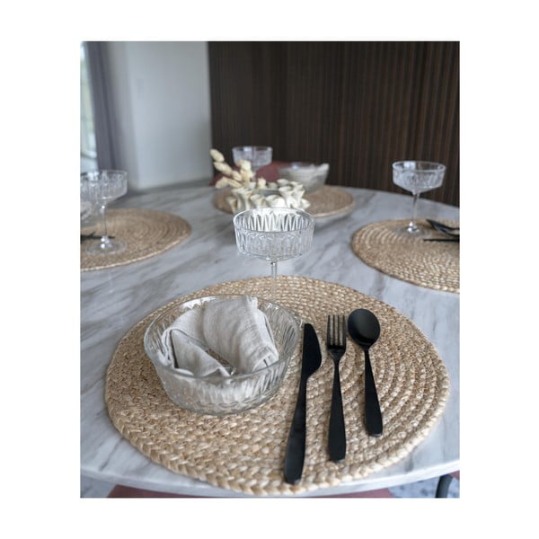 Juta tányéralátét szett 4 db-os ø 38 cm Bombay – House Nordic-image-4