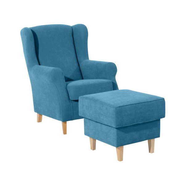 Lorris petróleumkék lábtartó - Max Winzer-image-2