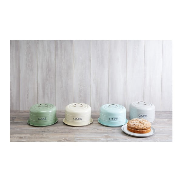 Nostalgia zöld tortatartó fémdoboz - Kitchen Craft-image-2