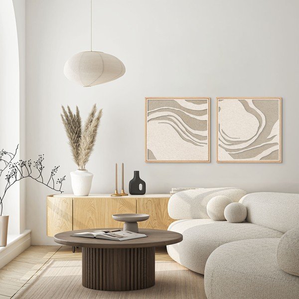 3D-s keretezett-akusztikus kép 62x62 cm Sacred Silence 2 – Malerifabrikken-image-1