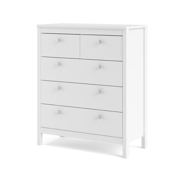 Fehér magas komód 82x99 cm Madrid – Tvilum-image-3