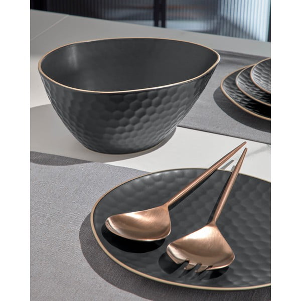 Rozsdamentes acél salátaszedő 2 db-os Kelda – Kave Home-image-4