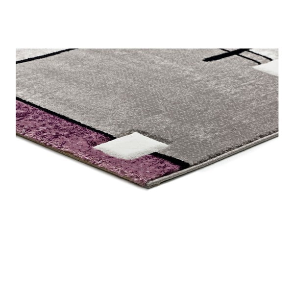 Detroit szürke-lila szőnyeg, 80 x 150 cm - Universal-image-2
