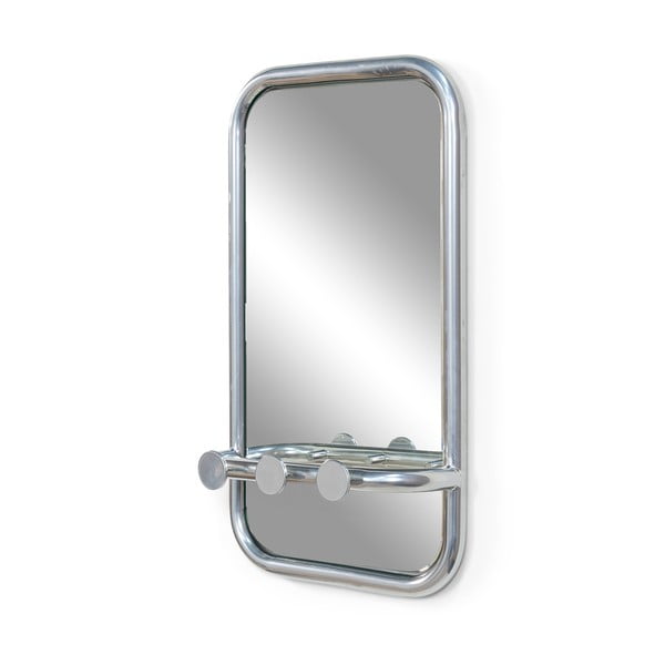 Ezüstszínű fém fogas panel 35x60x11 cm Retro – Spinder Design-image-2