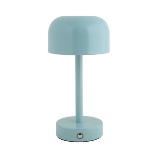 Világoskék LED asztali lámpa fém búrával (magasság 24,5 cm) James – Leitmotiv