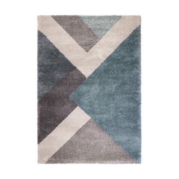 Zula kék-szürke szőnyeg, 120 x 170 cm - Flair Rugs