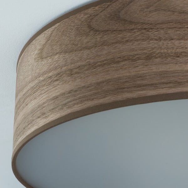 TSURI L mennyezeti lámpa természetes furnérból diófa színben, ⌀ 40 cm - Sotto Luce-image-4