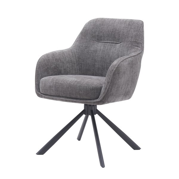 Szürke kárpitozott étkezőfotel szett 2 db-os Avola – Unique Furniture-image-3