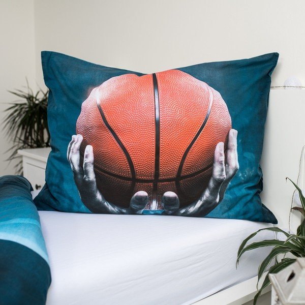 Egyszemélyes pamut gyerek ágyneműhuzat 140x200 cm Basketball – Jerry Fabrics-image-3
