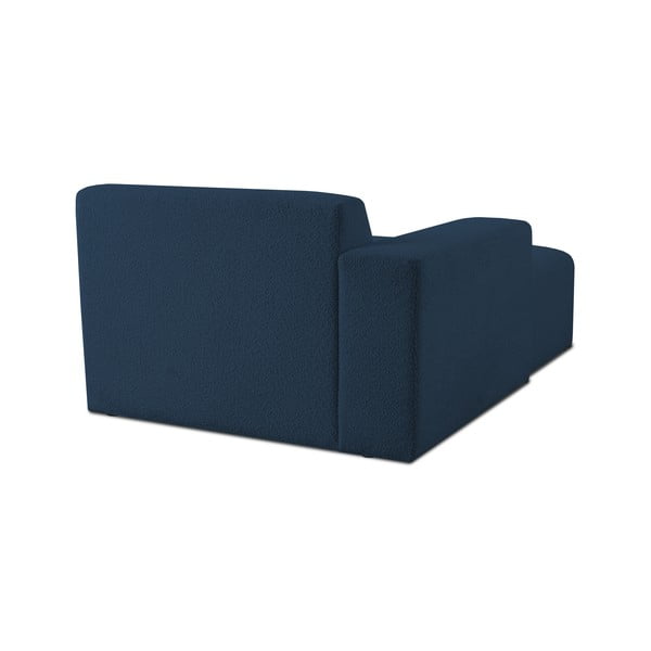 Sötétkék buklé kanapé modul (bal oldali) Roxy – Scandic-image-3