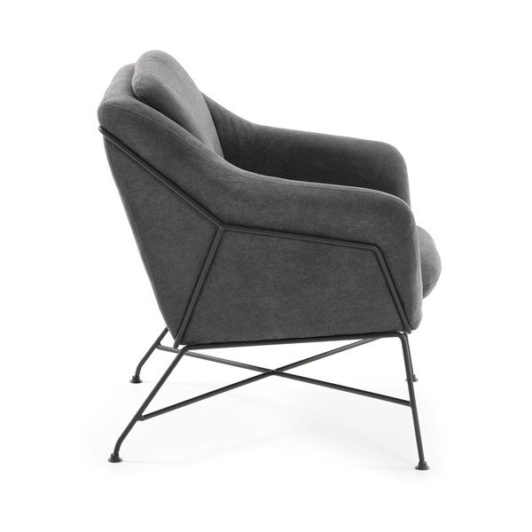 Szürke fotel Brida – Kave Home-image-2