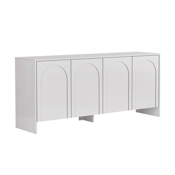 Fehér komód 180x80x45 cm Arlen  – Kalune Design