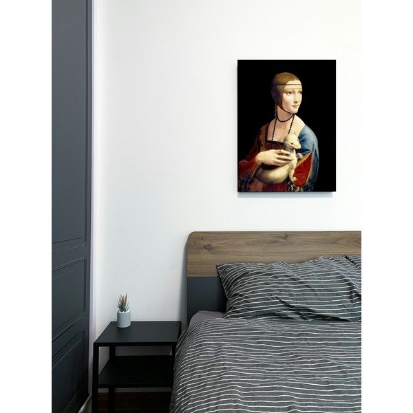 Reprodukciós kép 50x70 cm Lady with an Ermine, Leonardo Da Vinci – Fedkolor-image-1