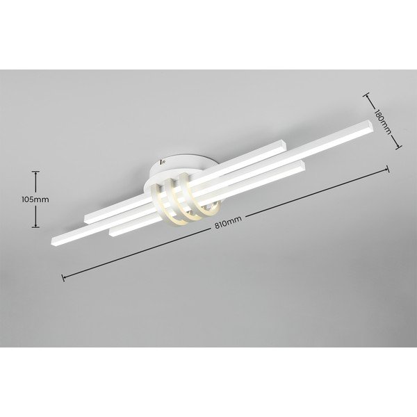 Fehér LED mennyezeti lámpa 18x81 cm Cinto – Reality-image-4