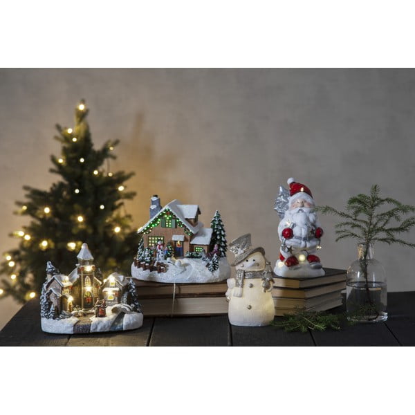 Fehér-ezüstszínű fénydekoráció karácsonyi mintával Buddy – Star Trading-image-3