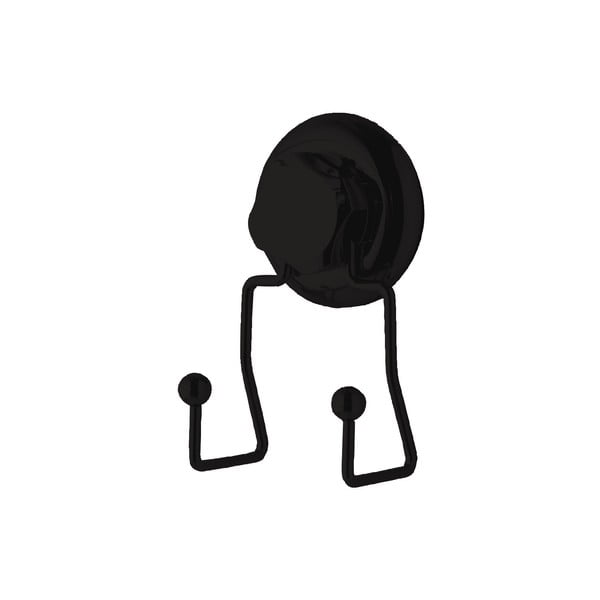 Bestlock Black fekete öntapadós dupla fali akasztó - Compactor-image-3
