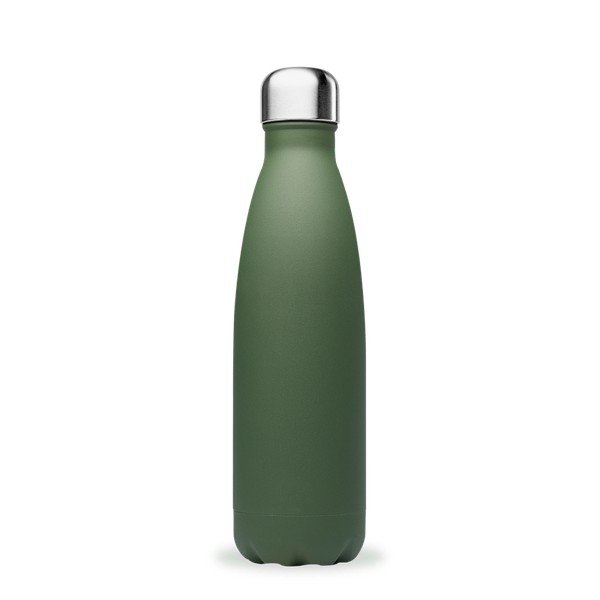 Zöld rozsdamentes acél utazó ivópalack 500 ml Granite - Qwetch-image-1