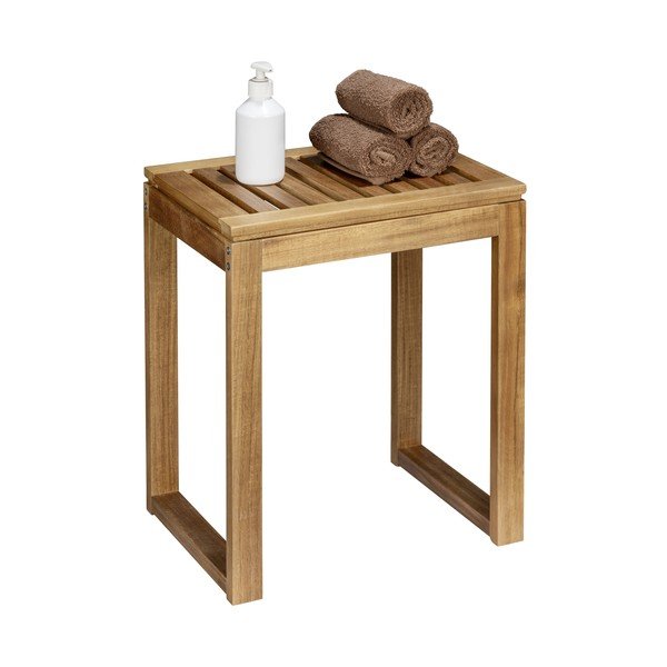 Natúr színű akácfa ülőke Fondi – Wenko-image-3