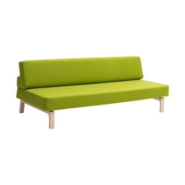 Lazy limezöld kinyitható kanapé - Softline-image-3