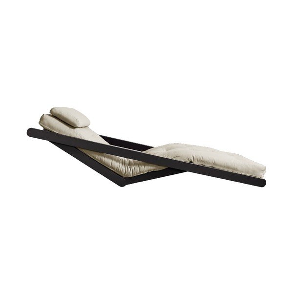 Figo Black/Beige bézs kinyitható fekvőfotel - Karup Design-image-2