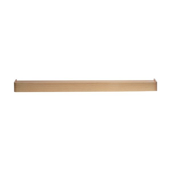 Világos natúr színű fali polc tölgyfa dekorral 120 cm Protopia – DAN-FORM Denmark-image-3
