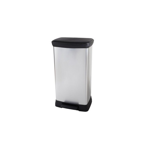 Műanyag szelektív pedálos szemetes 23+23 l Deco - Curver-image-1