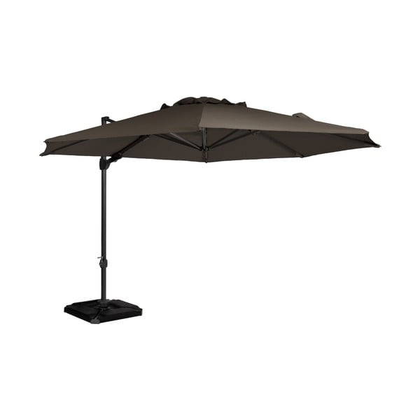 Khaki-fekete napernyő ø 350 cm Roma – Exotan