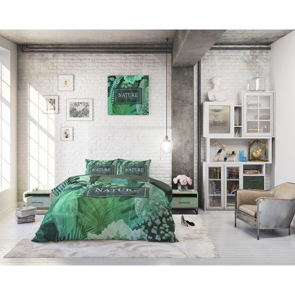 Organic Nature egyszemélyes pamut ágyneműhuzat, 140 x 200/220 cm - Pure Cotton-image-4