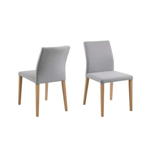 Zina Dining Set világosszürke étkezőszék, 2 db - Actona-image-3