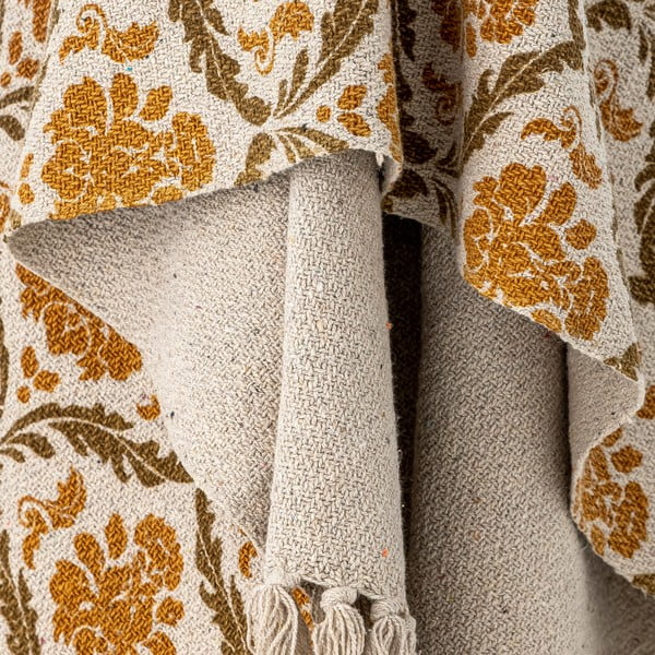 Takaró újrahasznosított pamutból 130x160 cm Hanny - Bloomingville-image-3