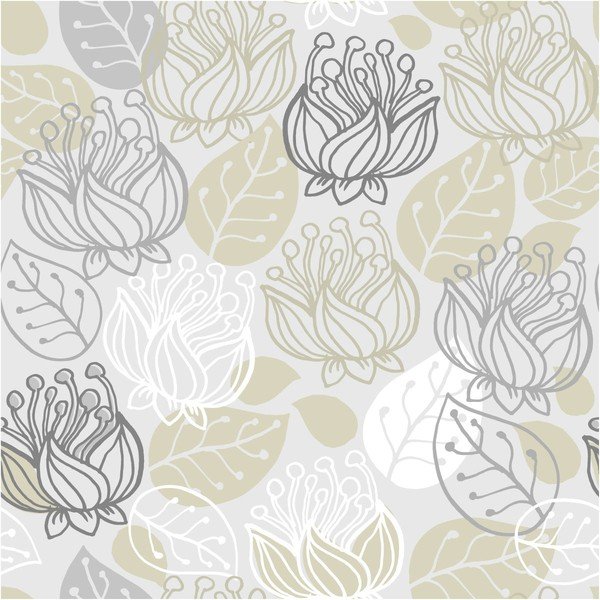 Florale falmatrica, 40 x 40 cm - Ambiance-image-2