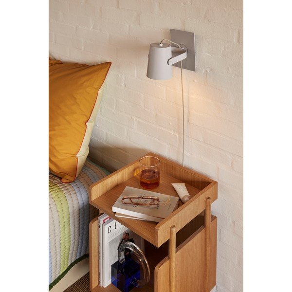 Natúr színű éjjeliszekrény tölgyfa dekorral Archive – Hübsch-image-3