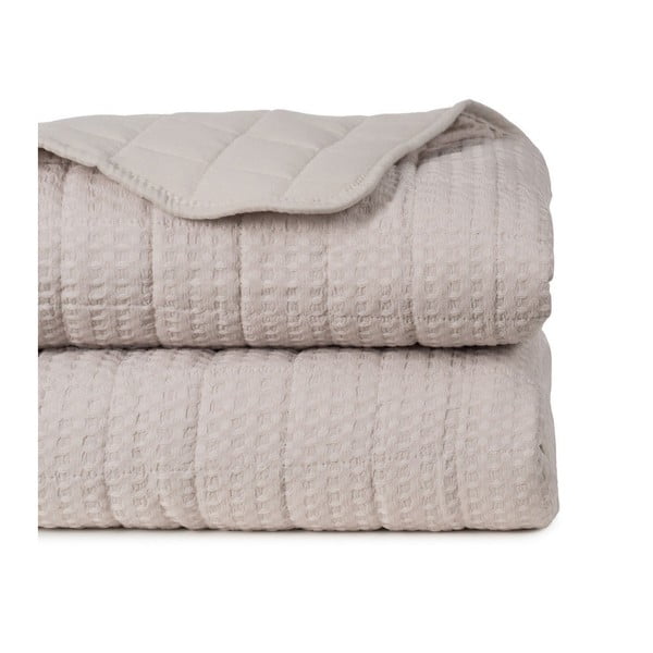 Bézs steppelt ágytakaró 240x260 cm – Ixia