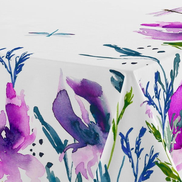 Pamut asztalterítő 150x150 cm Midnight Iris – Happy Friday-image-3