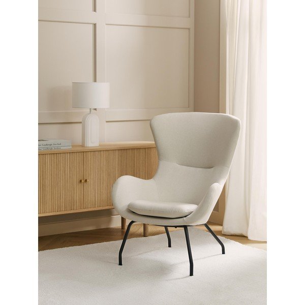 Wing bézs füles fotel - Westwing Collection -image-1